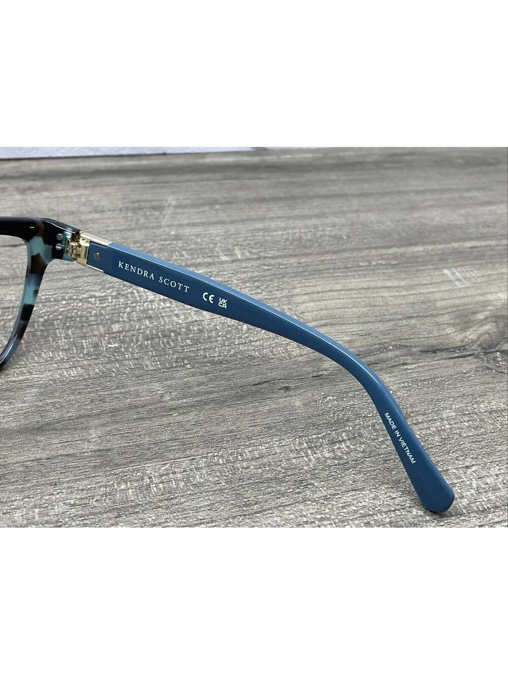 Kendra Scott Phantos Cat Eye Blue Tortoise Eyeglasses Frames KE2607 54/16/40